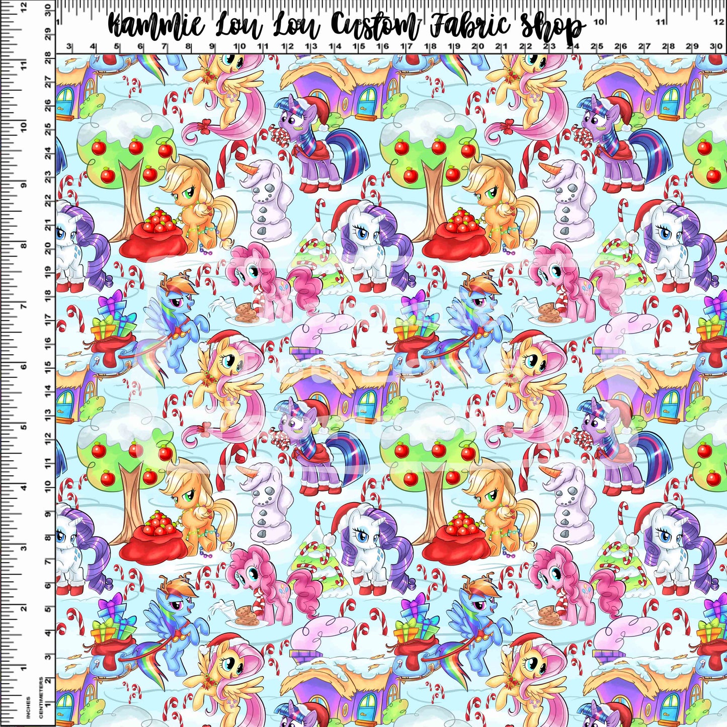 R121 Merry & Bright Ponies - Main toss - Small Scale