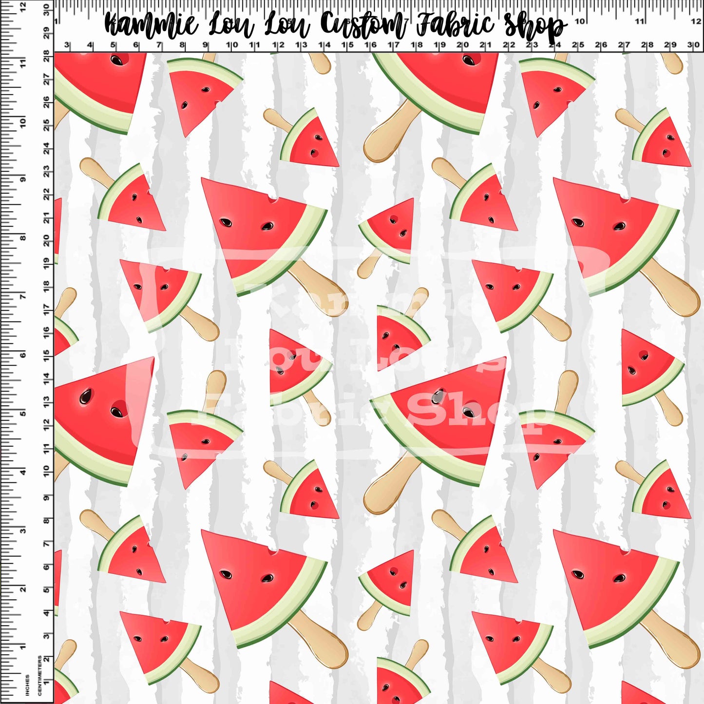 R121 Watermelon Delight - Slice Toss White