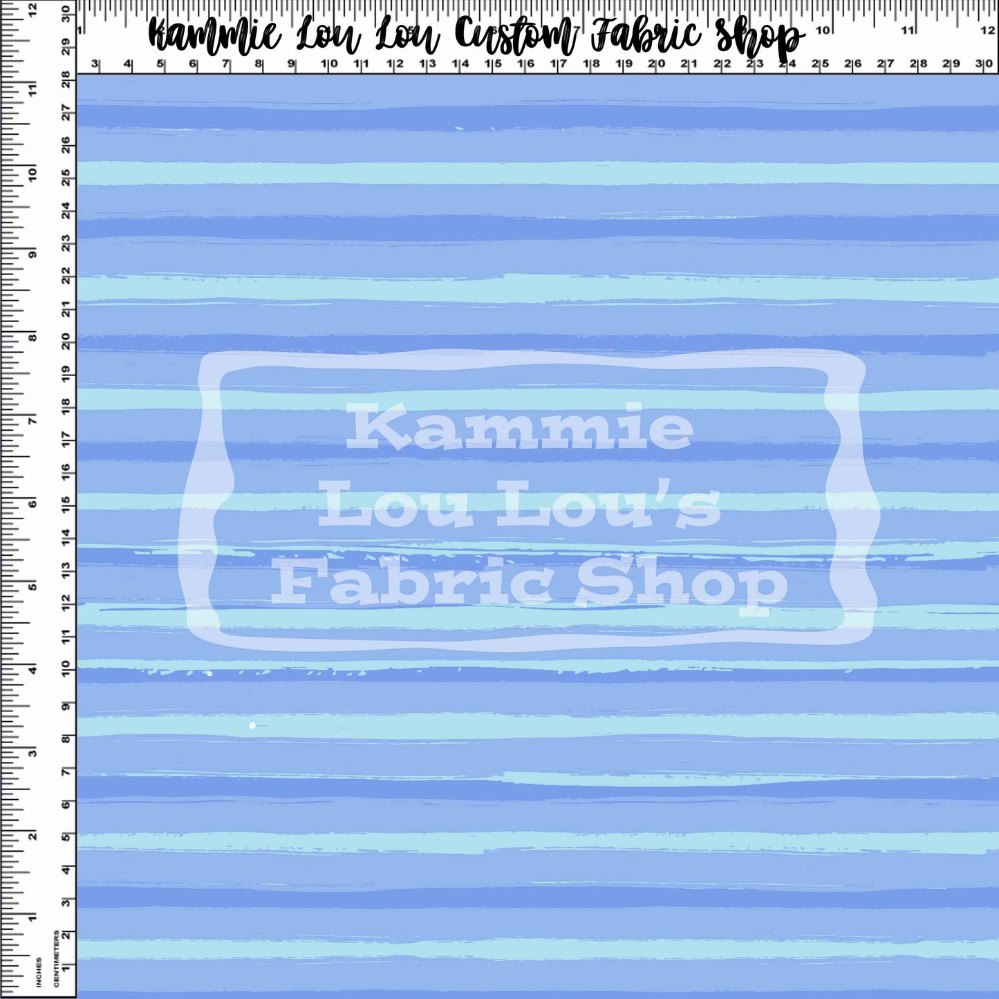 R122 - Snowy Ballerinas - Blue Stripes