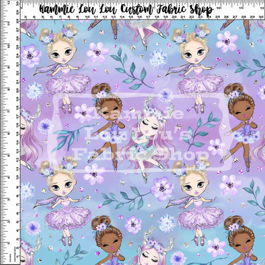 R122 - Snowy Ballerinas - Main Dancers - Ombre Purple