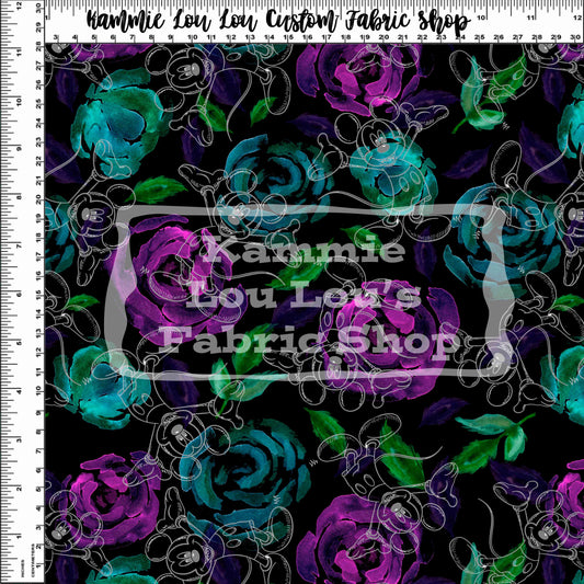 R123 - Floral Silhouettes - Regular Scale