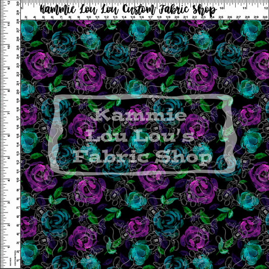 R123 - Floral Silhouettes - Small Scale