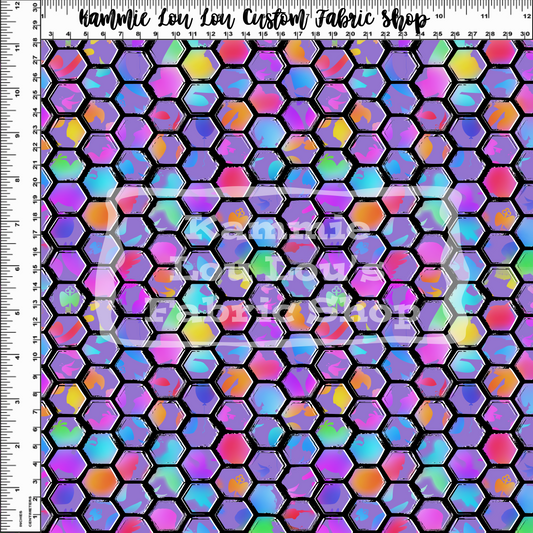 R123 - Pooh Potter - PP PURPLE RAINBOW BG