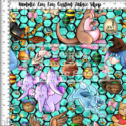 R123 Pooh Potter - PP TEAL