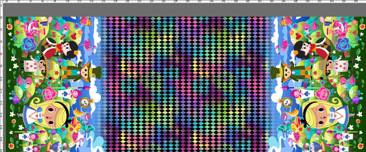 R123 Wonderland - Double Border - Black Diamond