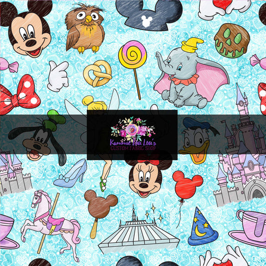 R124 : Magical Escape - Magic Doodles - Blue