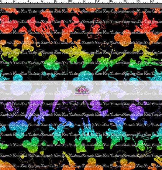 R124 : Magical Escape - Rainbow Magic - BLACK