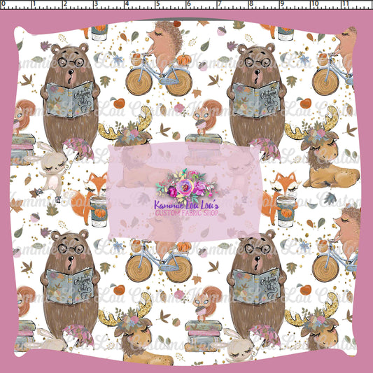 R124 Autumn Tales - Friends on White