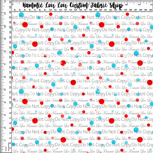 R124 Crazy Cat - Dots on White