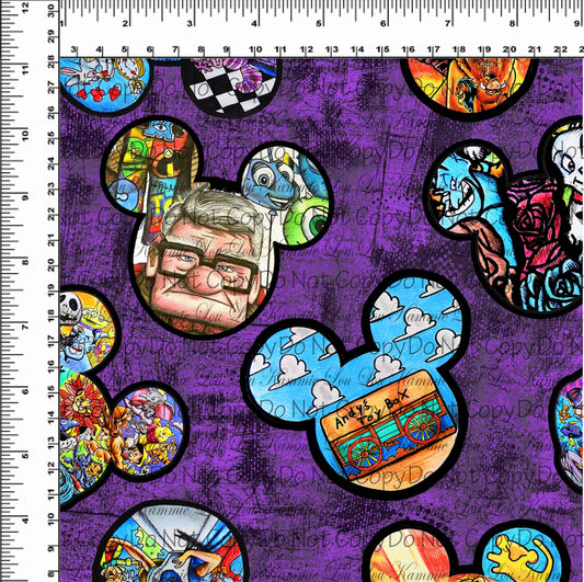 R124 Magic Art Finale - Art Heads - Purple Grunge