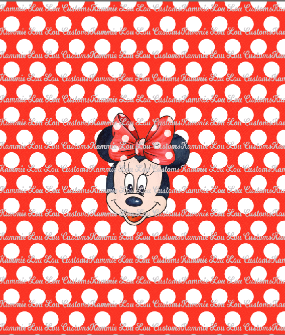 R124 Magical Escape - Classic Mouse - Girl Mouse - RED - Panel - CHILD