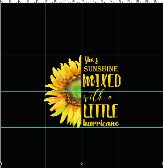 R124 Wildflowers - Panel - CHILD - Hurricane