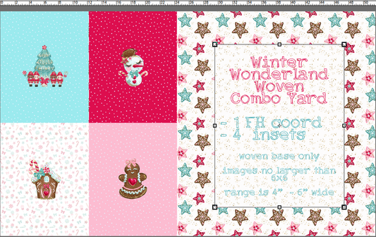 R124 Winter Wonderland - Woven Combo Yard