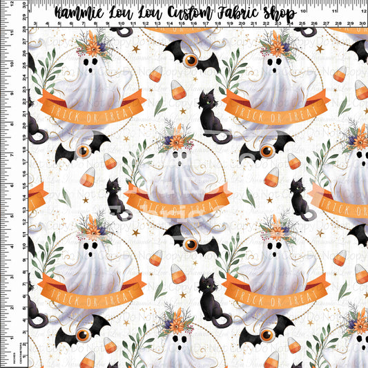 R125 Happy Halloween - Ghost Cameo White