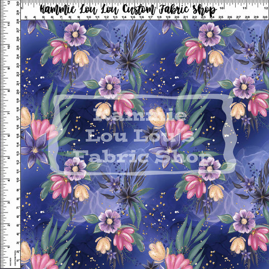 R125 Nursery Rhymes - Dark Floral