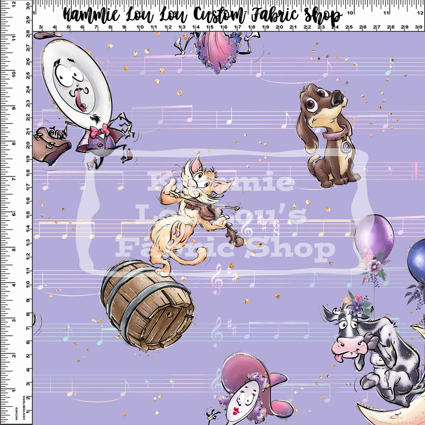 R125 Nursery Rhymes - Main Toss - Lavendar