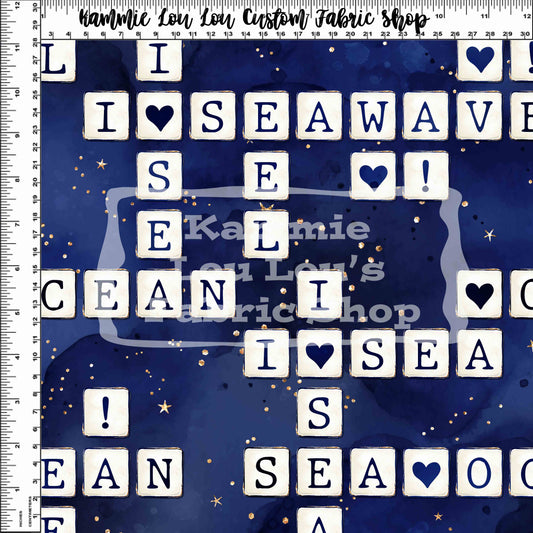 R125 Starry Seas - Scrabble - Plain