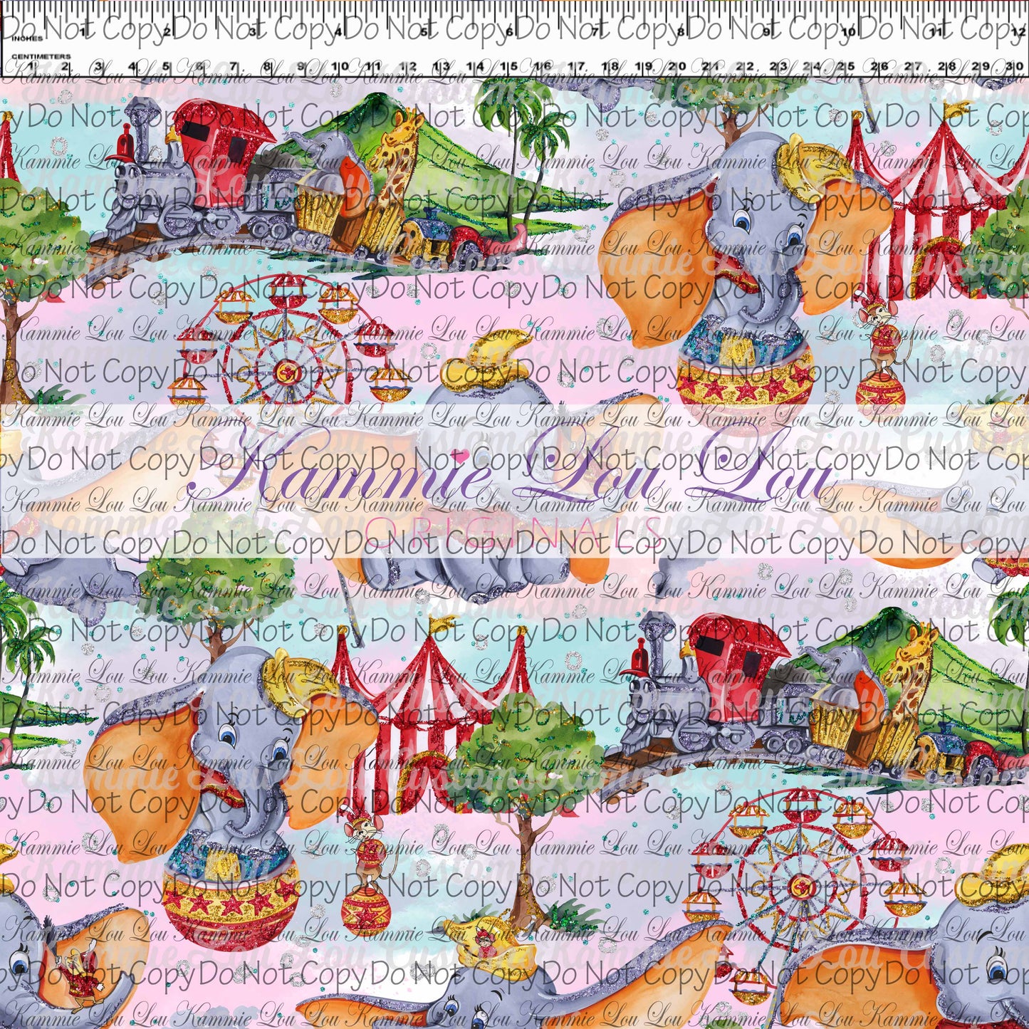 R126 Flying Elephant - Circus Light