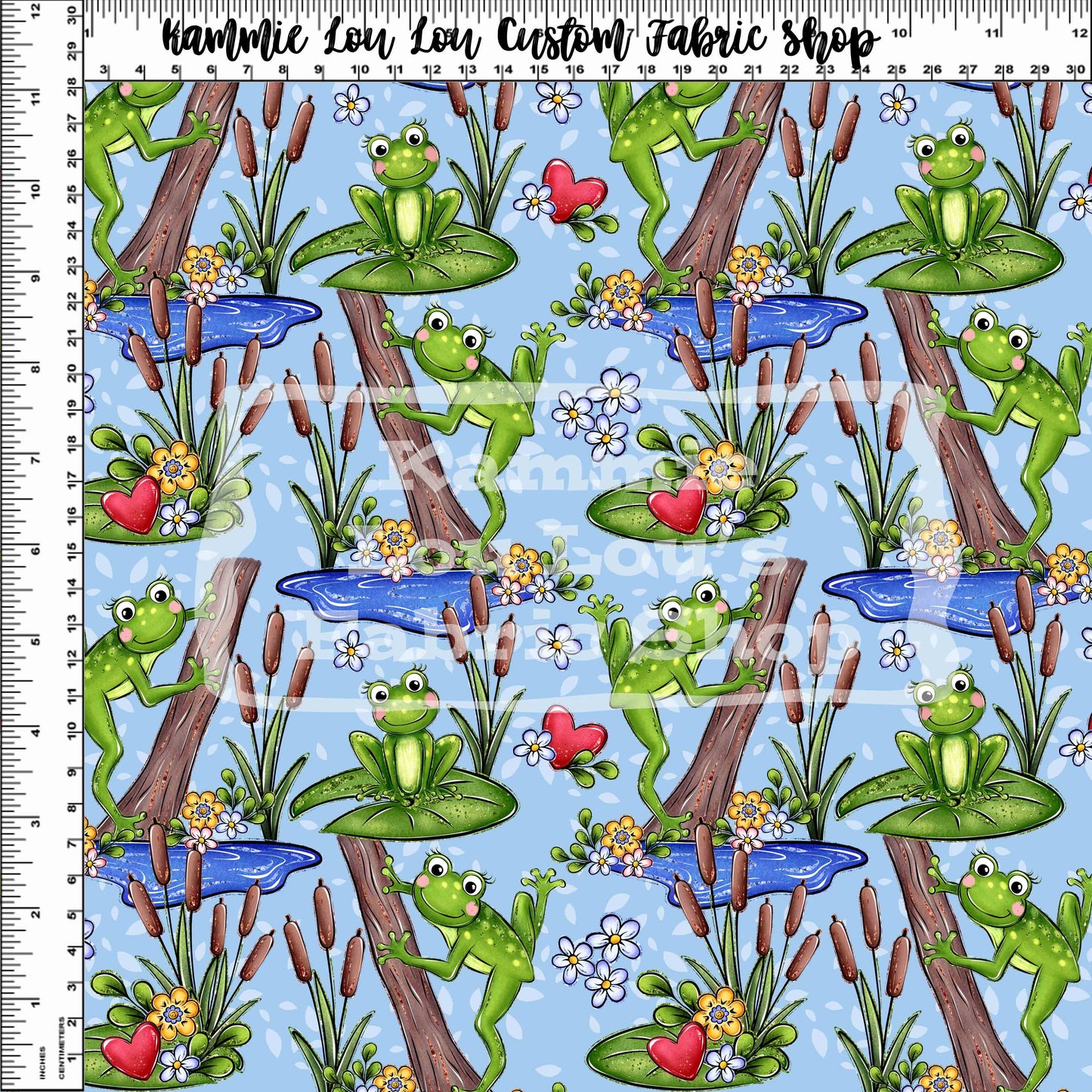 Frogs in the Garden - Lily Pads