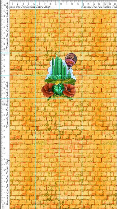 R126 Journey to Oz - Panel - CHILD - Yellow