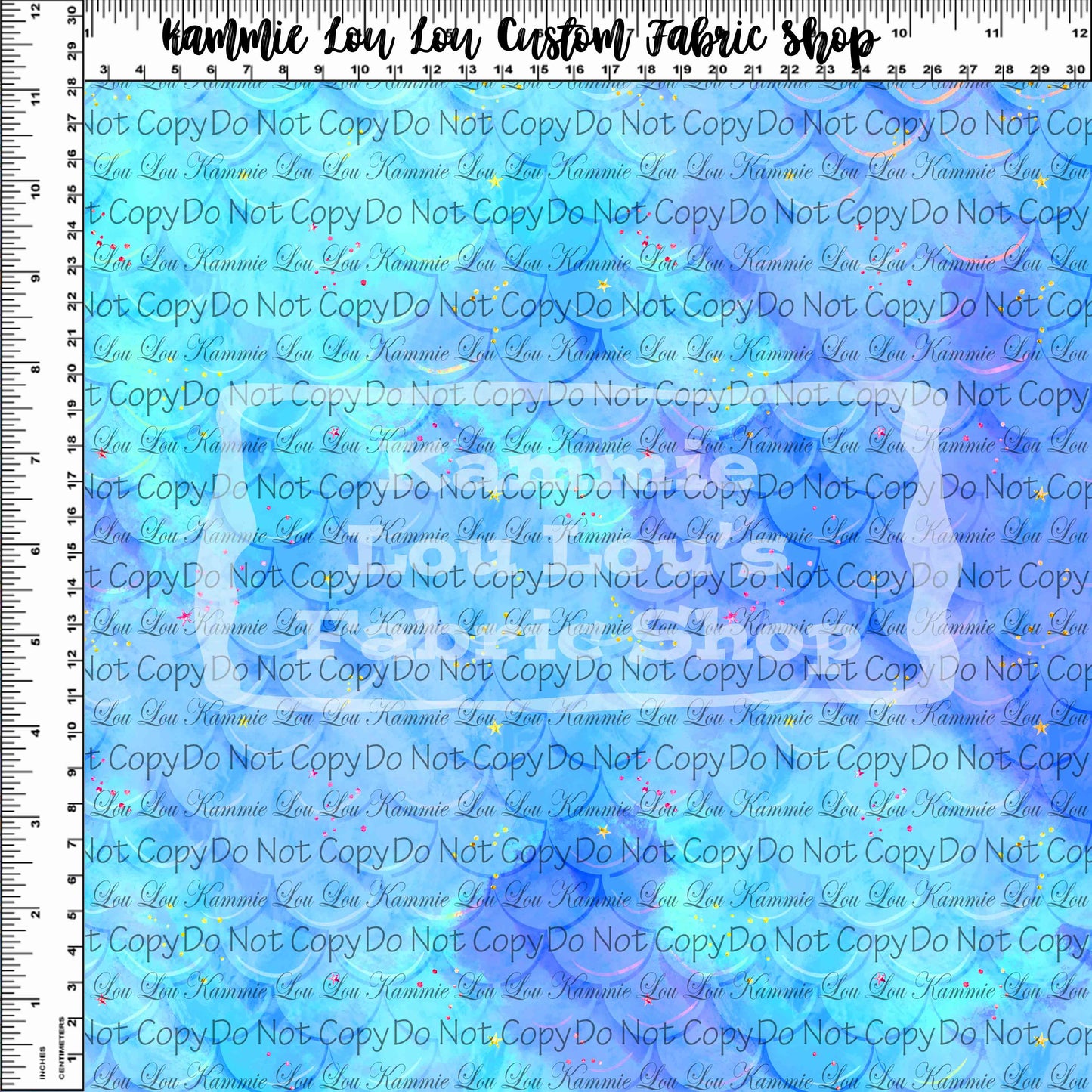 R126 Young Sea Monster - Bright Blue Scales