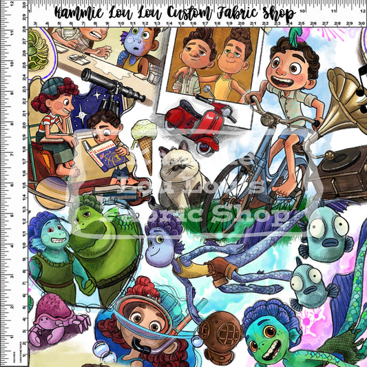 R126 Young Sea Monster - MAIN - REGULAR SCALE - WHITE