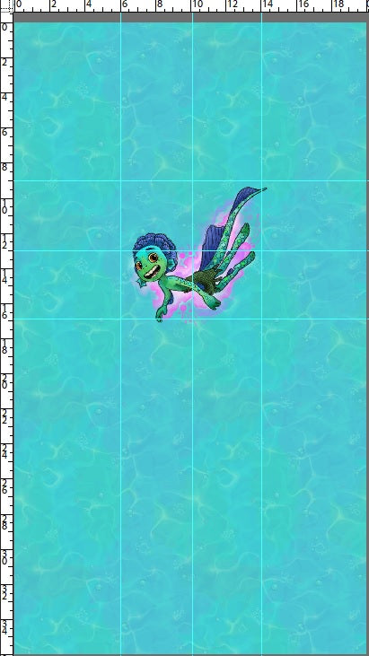 R126 Young Sea Monster - Panel -KID