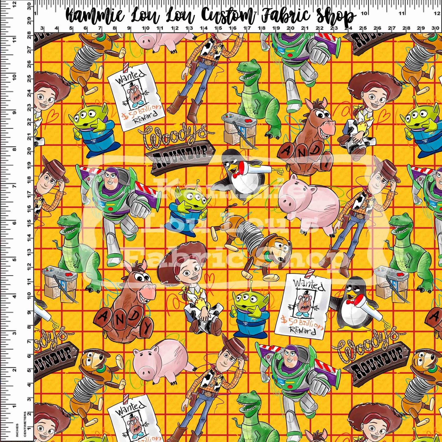 R127 - Toy Room Pals - Main Toss - Plaid