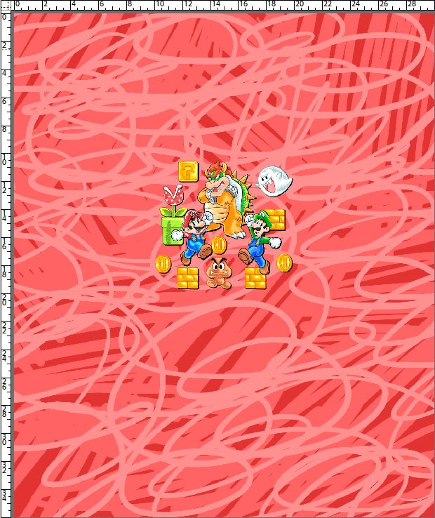 R127 Super Super M - Panel - Adult - Red