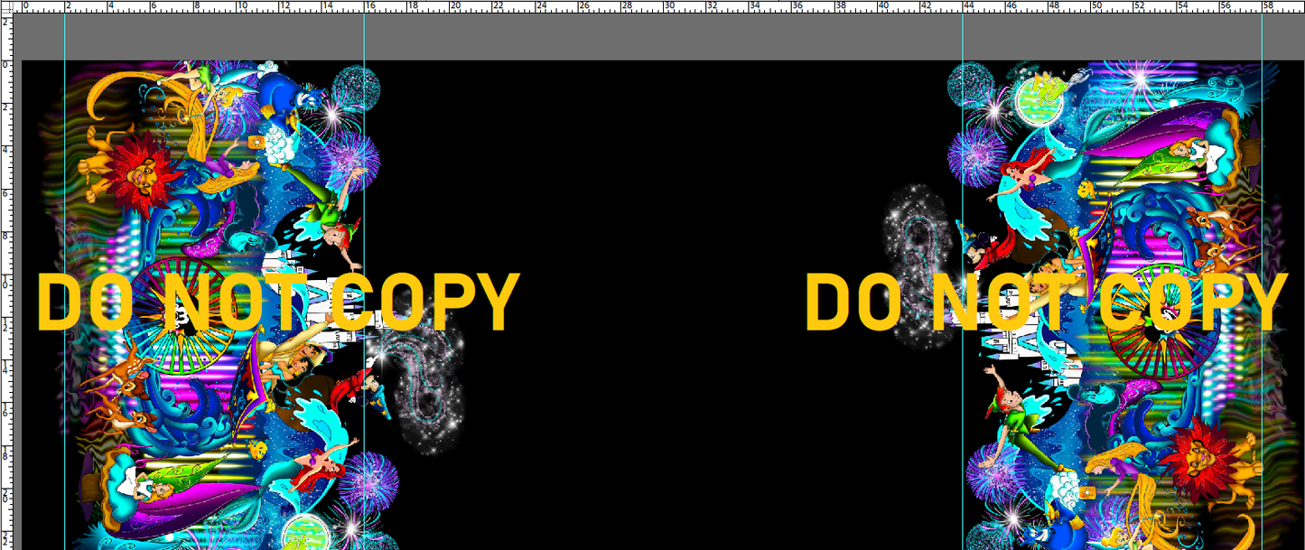 R128 - Color World - Double Border - Black