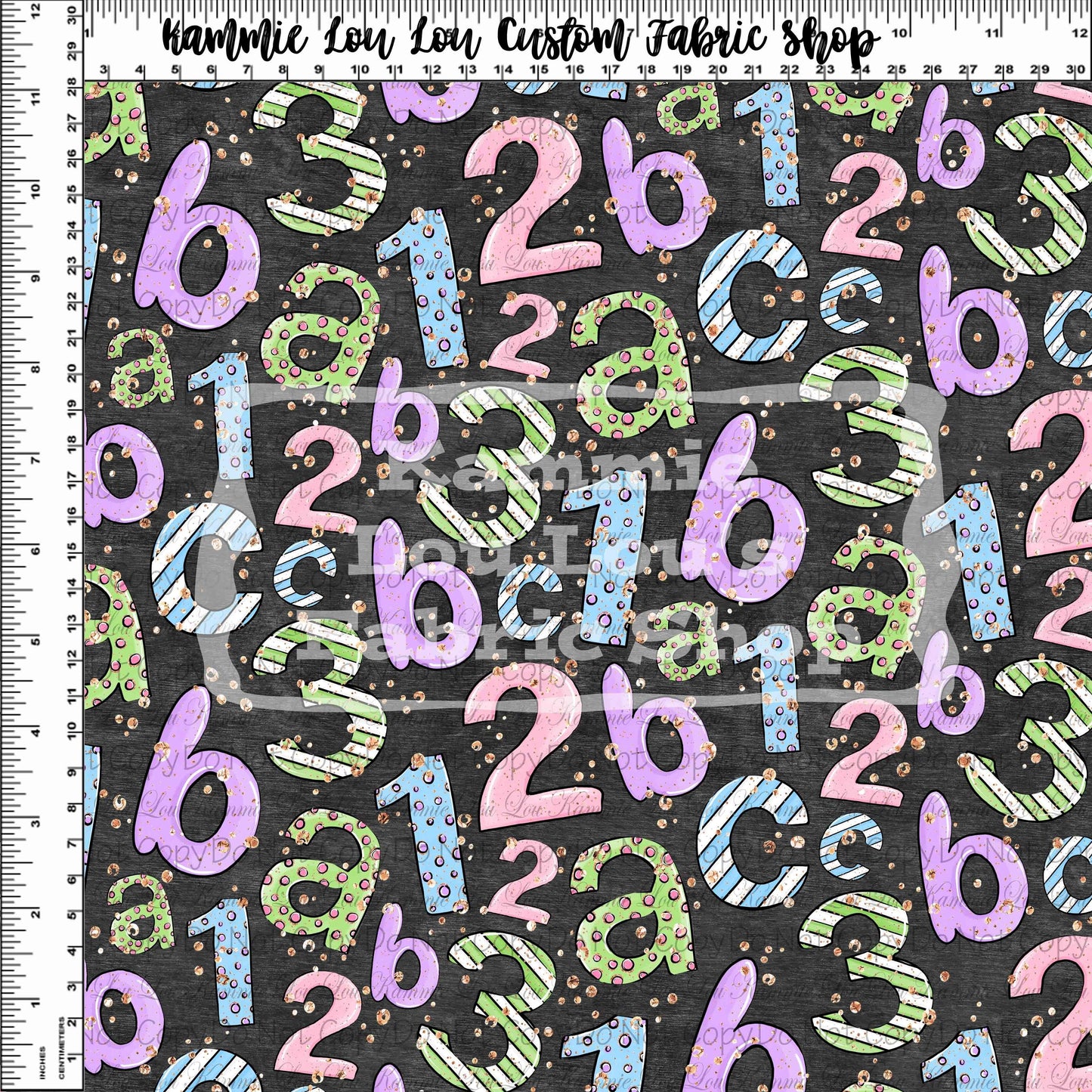 R117 : School Days - Blackboard Collection - Number Letter Toss - Grey