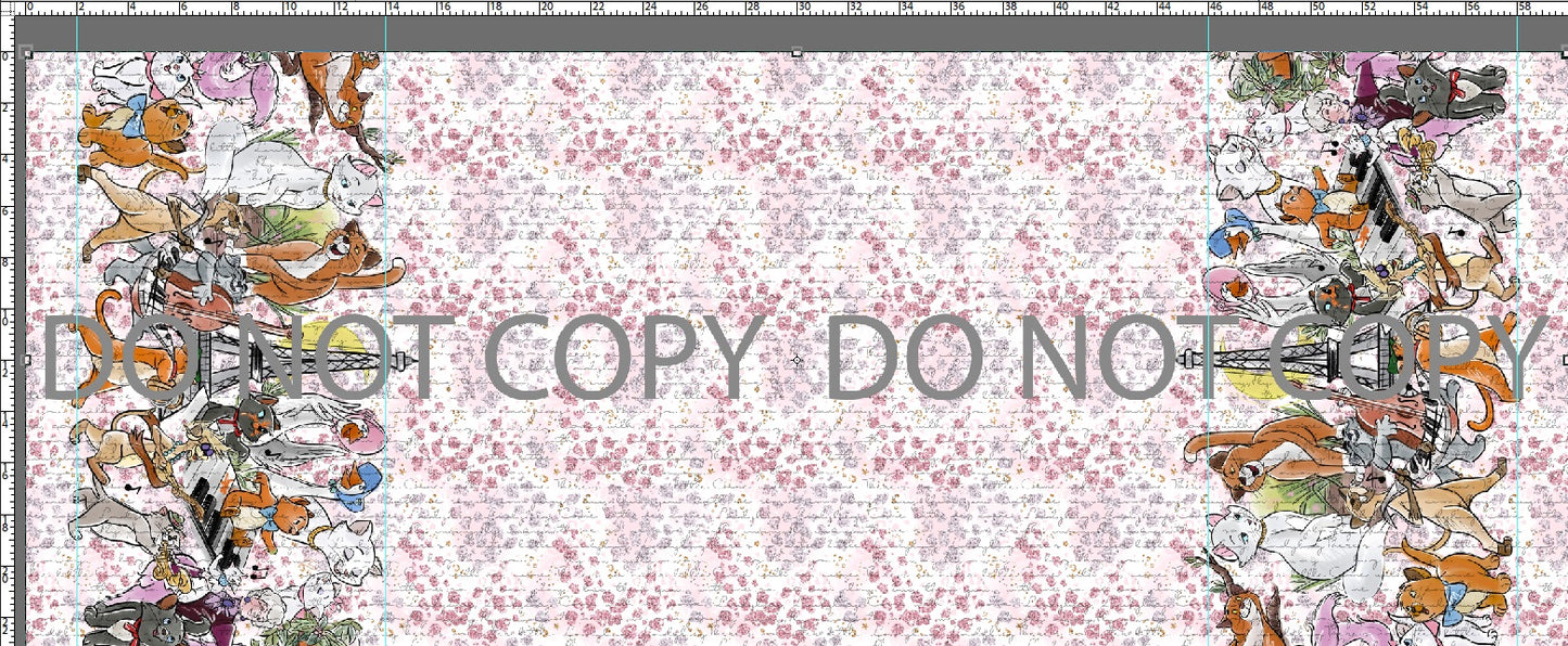 Cool Cats - Double Border White