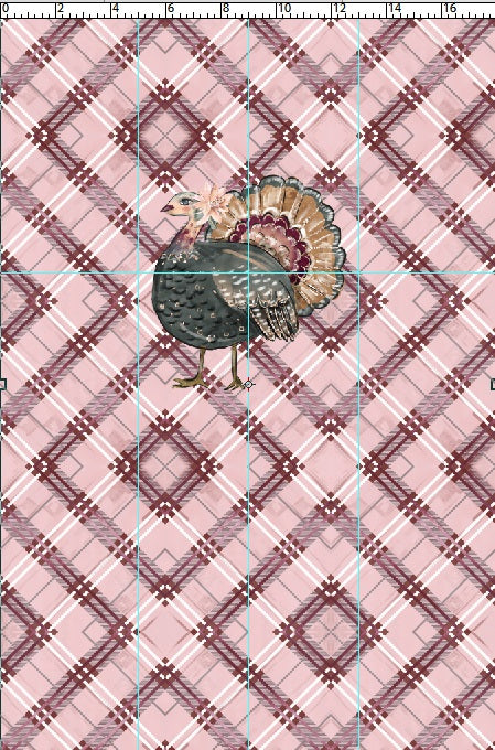 Fall Elegance - Panel - Plaid - CHILD