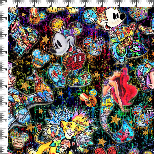 Blank-a-palooza - 25K Celebration Magic Art - Coordinating Fabric