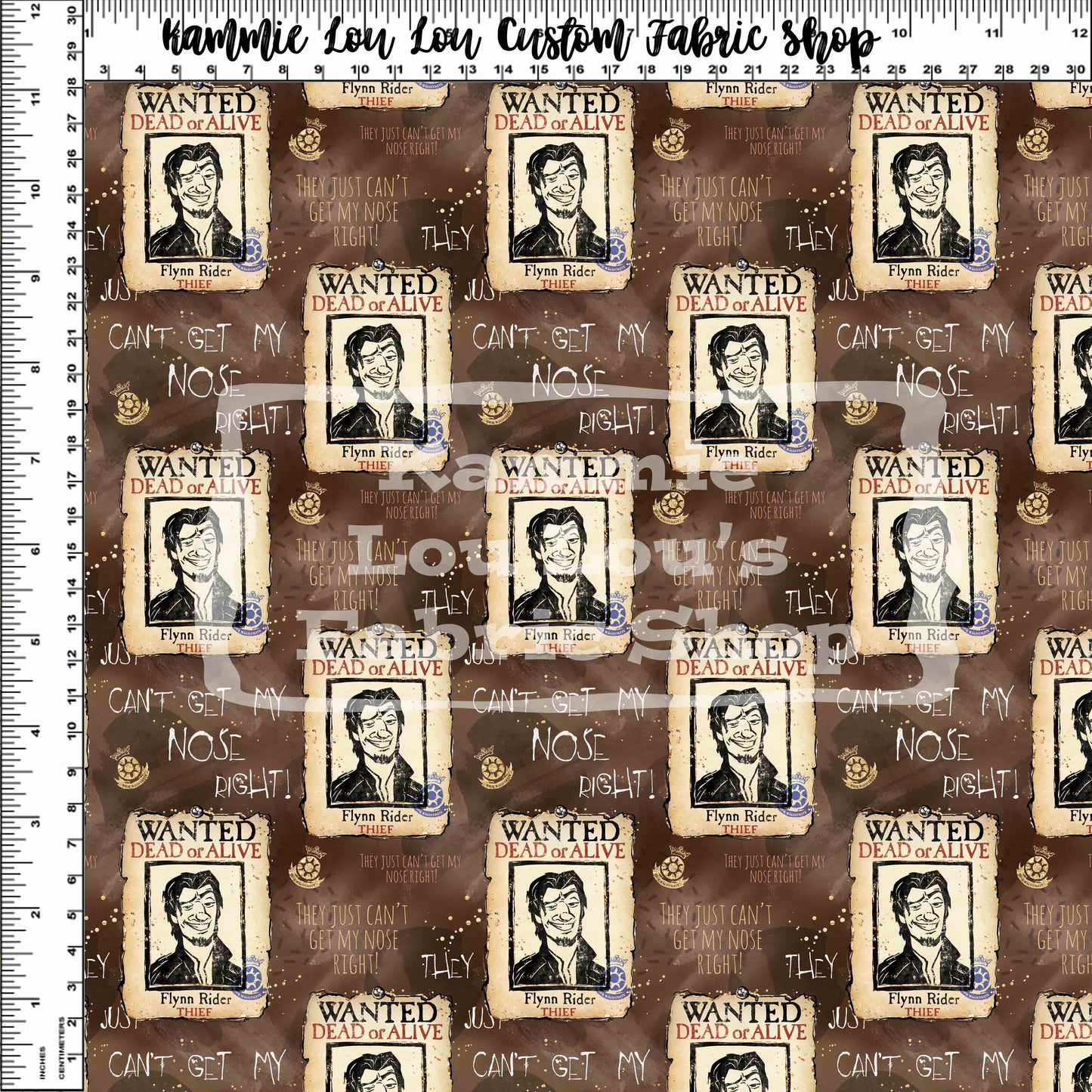 R97 Illumination - Wanted Brown Poster