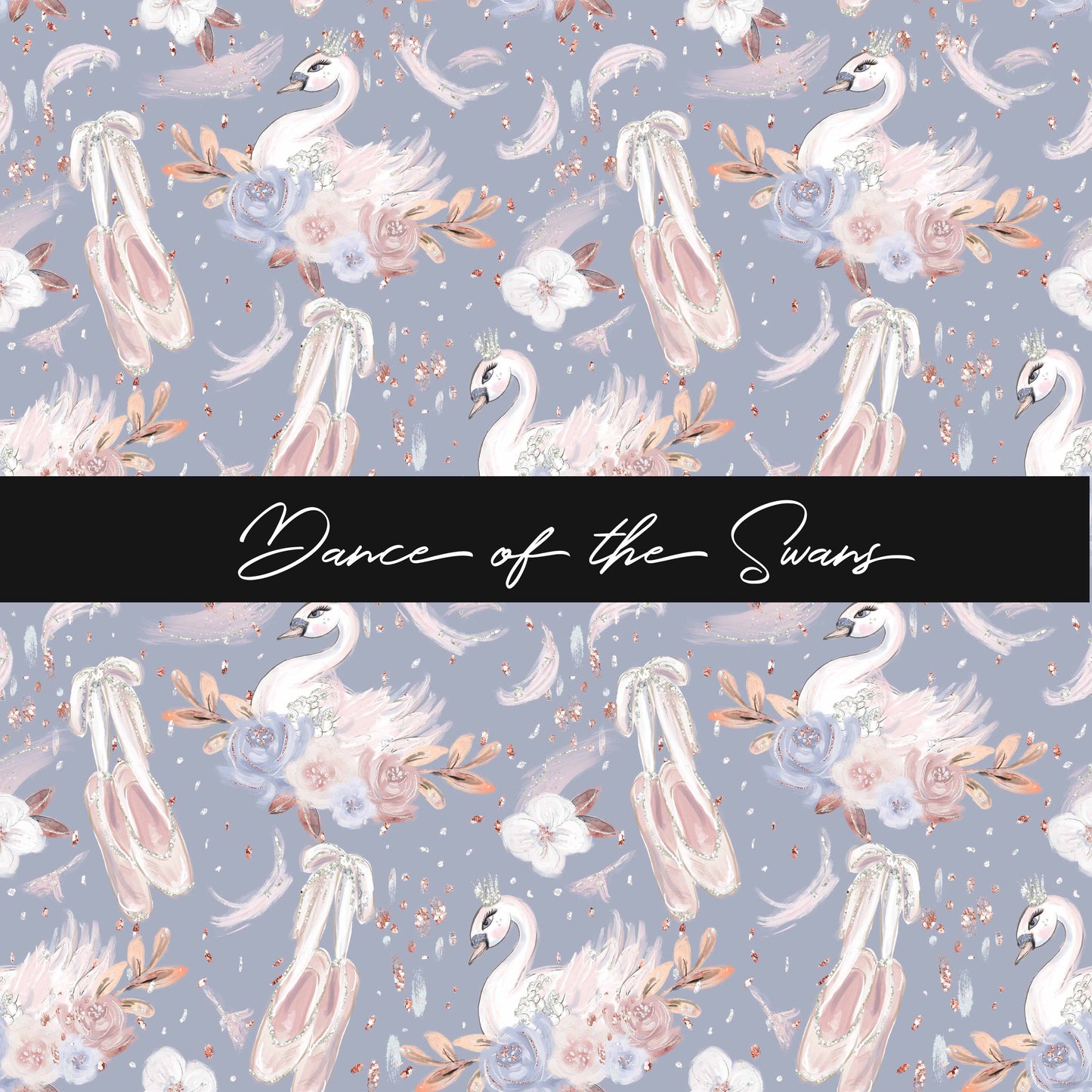 Round 108 Tiny Dancer - Swan Toss Blue Grey