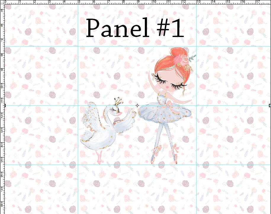R108 Tiny Dancer Finale - Dancer Panels - Panel #1 - Red Head (18x23)
