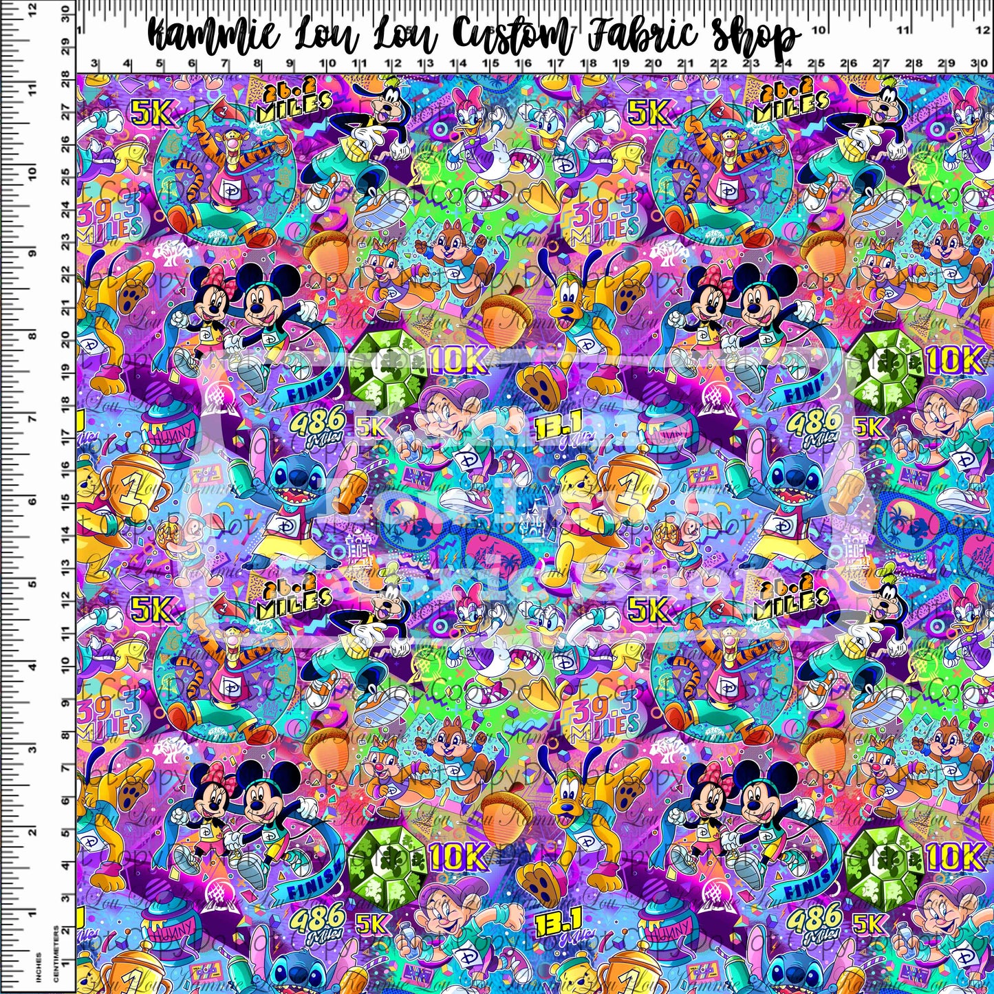 Special Pre-order Run for the Castle - Marathon - Cheers to 30 Years - Rainbow Toss - Small Scale