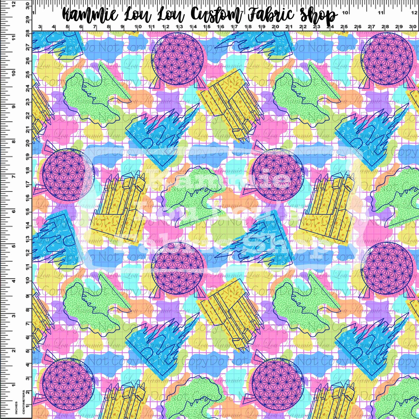 Special Pre-order Run for the Castle - RunD Coord #2 - Retro Silhouettes