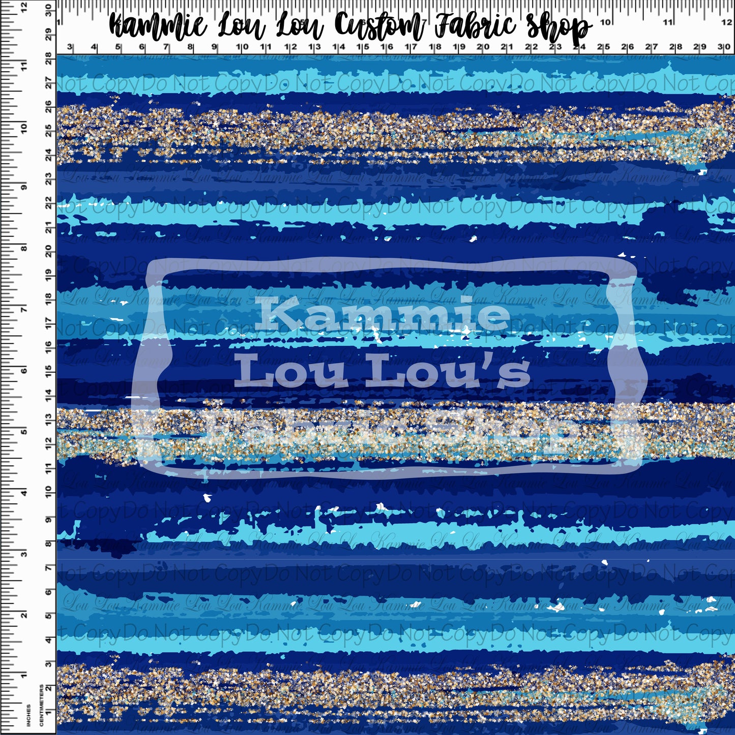 Splish Splash - Stripes - Blue