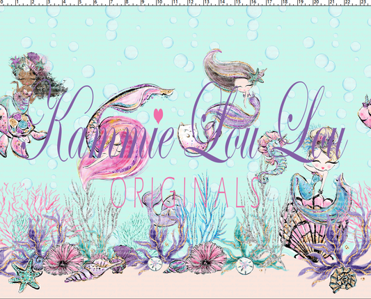 R118 Queen of the Sea 2.0 - Double Border - Light Blue