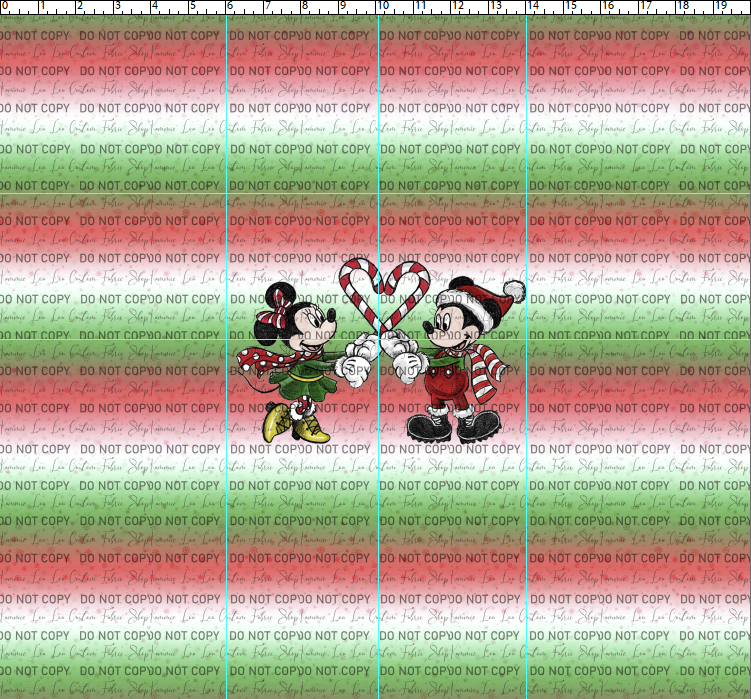 A Mouse Carol - Ombre - Panel - CHILD