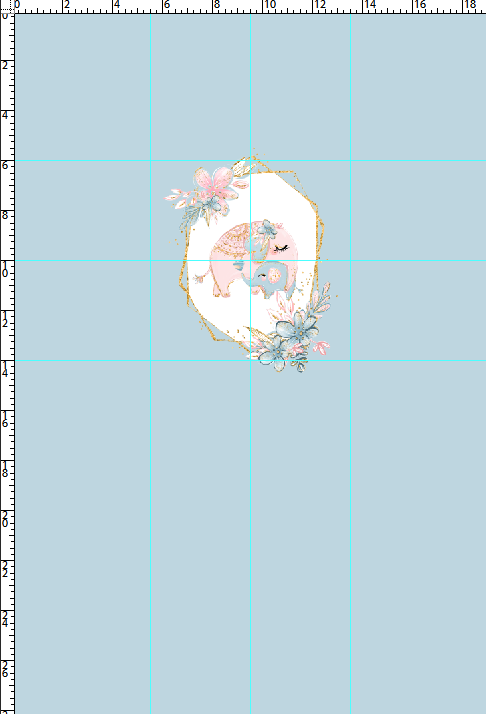 R129 Mom & Me Panels - ELEPHANTS