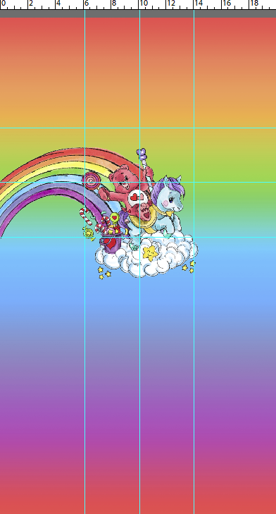 R115 - Loveable Bears - Panel - CHILD - Ombre