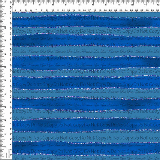 R108 Prehistoric Paradise - Blue Stripes