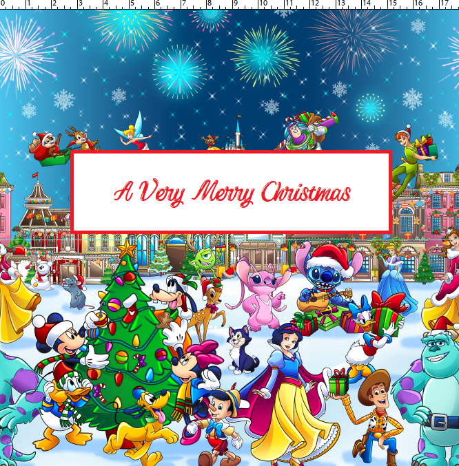 A Very Merry Christmas - All Character Border