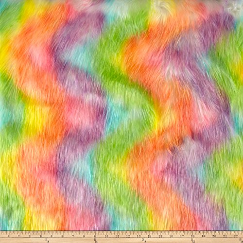 R77: Essentials : MINKY - Multi Luxury Shag Fur Sorbet